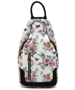 Fashion Sling Backpack AD2766 FLOWER